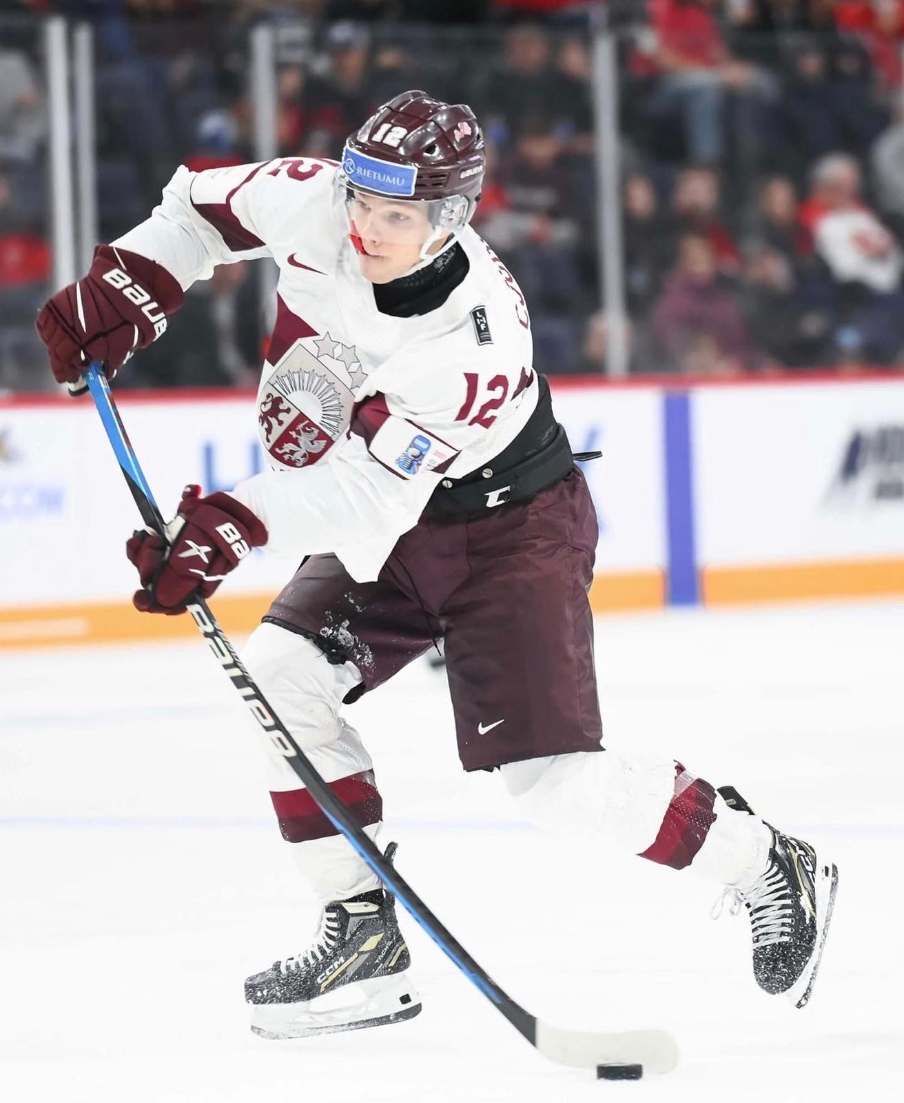 Roberts Cjunskis — U20 World Junior Championship